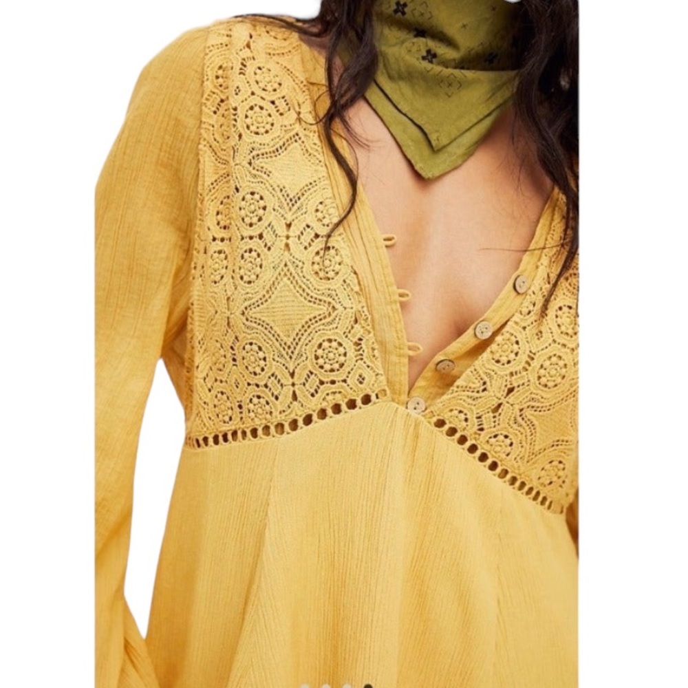 $128 RARE Preloved Free People Endless Summer “Freya” Mini Dress Set Small - Picture 2 of 9